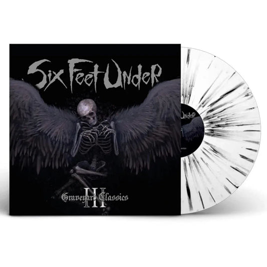 Six Feet Under - Graveyard Classics III (Limited, White & Black Splatter Vinyl) (LP) - Joco Records