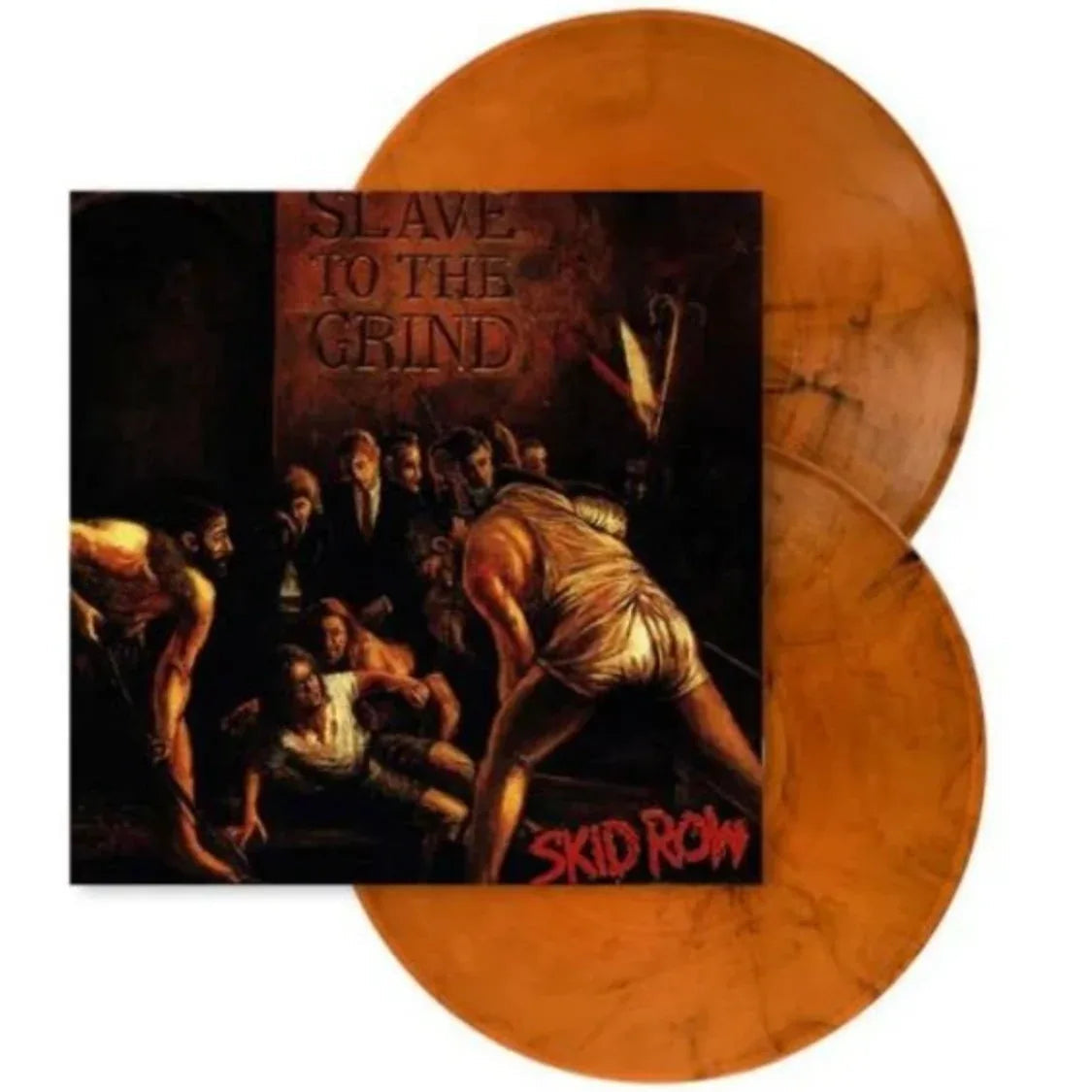 Skid Row - Slave To The Grind (Limited Edition, Orange & Black Marble Vinyl) (2 LP) - Joco Records