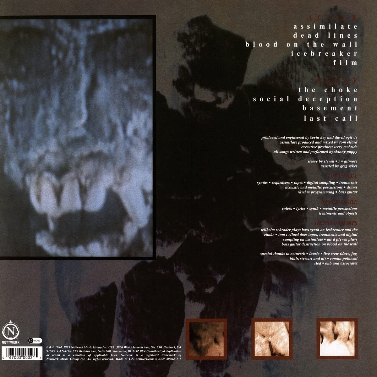 Skinny Puppy - Bites (150 Gram) (LP) - Joco Records