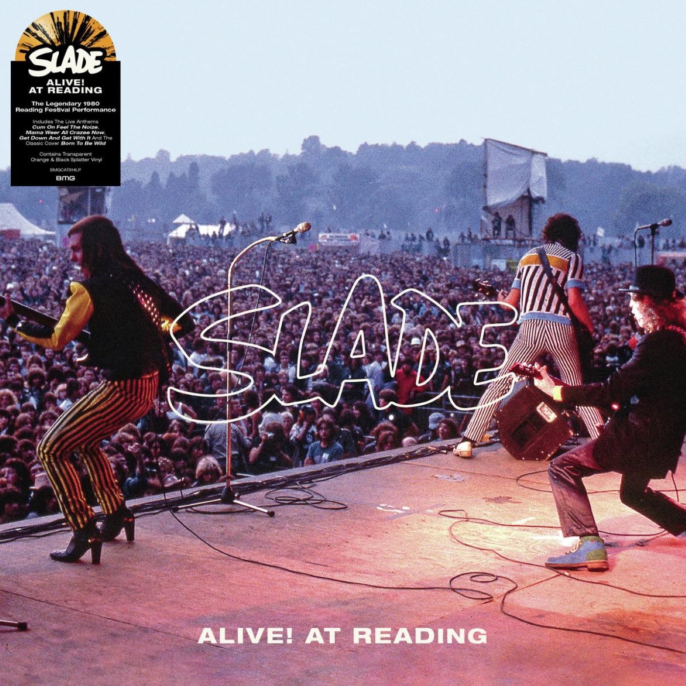 Slade - Alive! At Reading (Limited Edition, Orange & Black Splatter Vinyl) (LP) - Joco Records