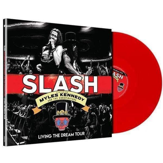 Slash Feat. Myles Kennedy & The Conspirators - Living The Dream Tour (| 180 Gram | Red Vinyl) (3 LP) - Joco Records