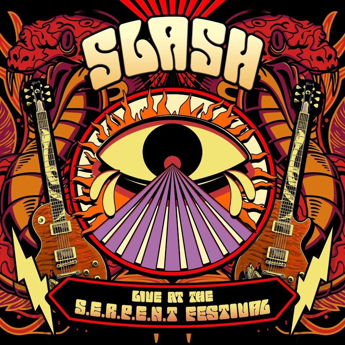 Slash - Live At The S.E.R.P.E.N.T. Festival (Red Orange Yellow W/Gatefold) (3 LP) - Joco Records