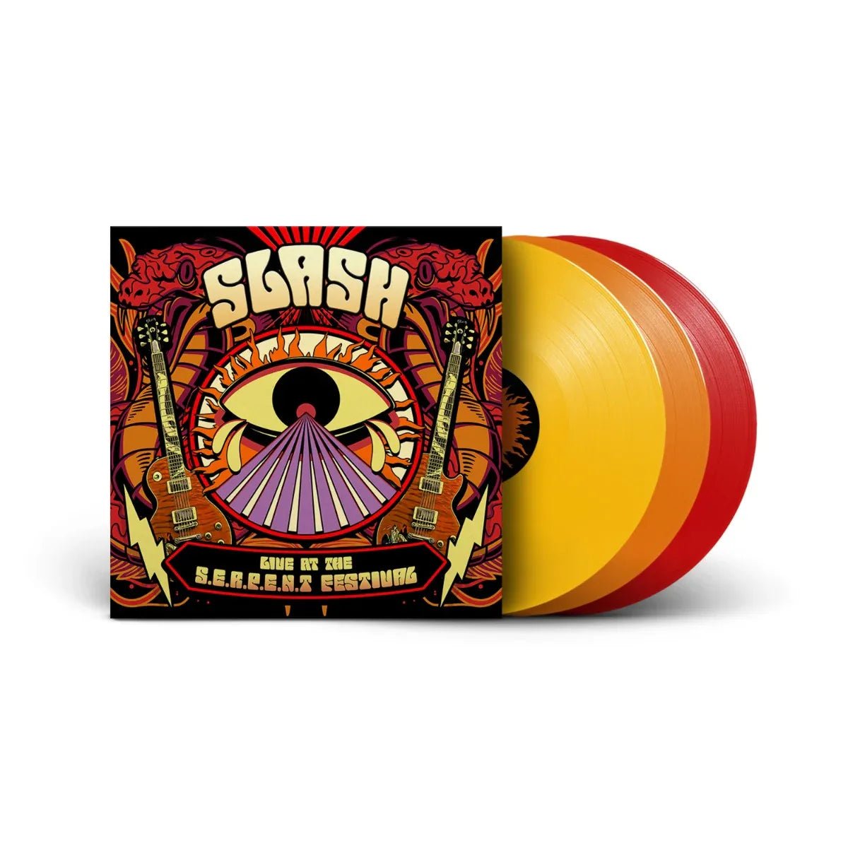 Slash - Live At The S.E.R.P.E.N.T. Festival (Red Orange Yellow W/Gatefold) (3 LP) - Joco Records