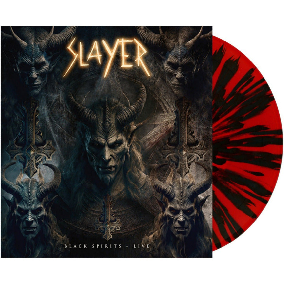 SLAYER - Black Spirits - Live (Red & Black Splatter Vinyl)