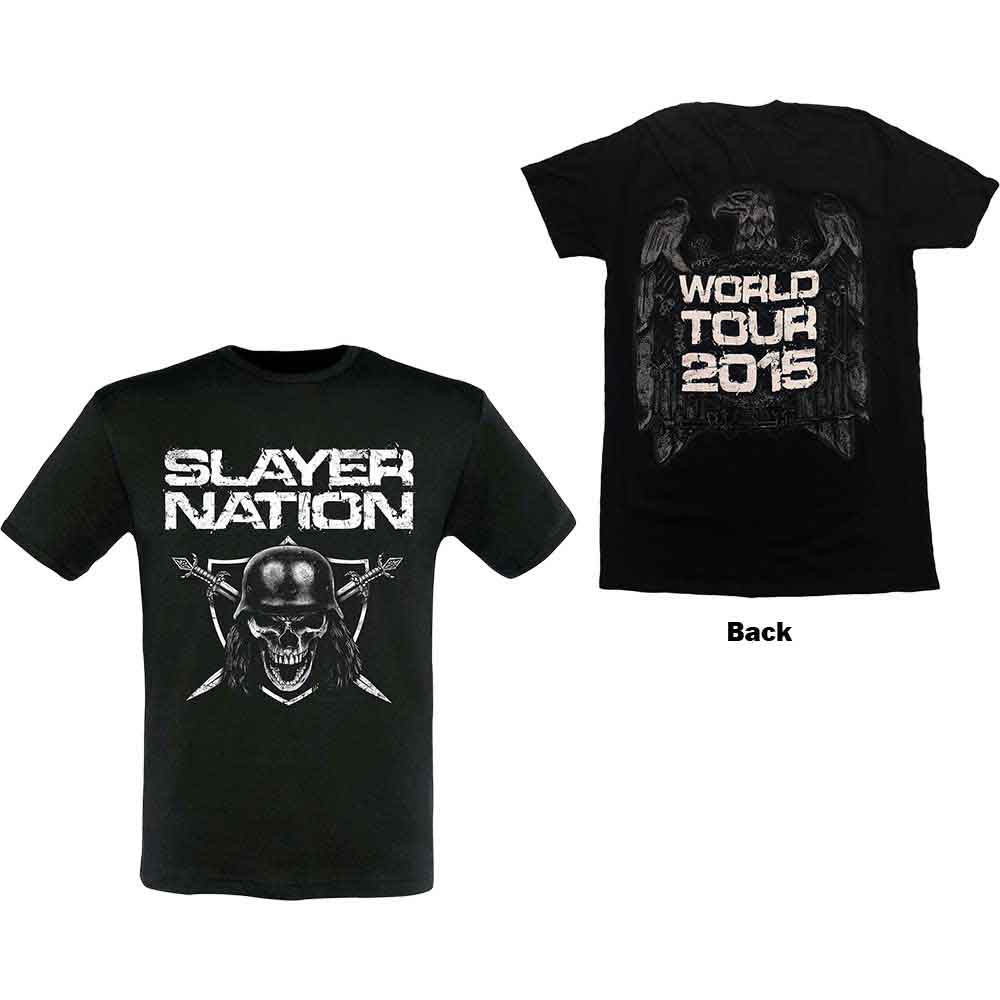 Slayer - Slayer Nation 2015 Dates (T-Shirt) - Joco Records