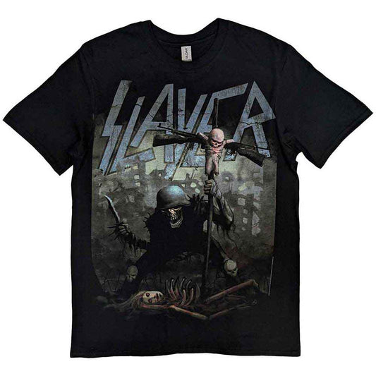 Slayer - Soldier Cross - Logo, V.1 (T-Shirt)