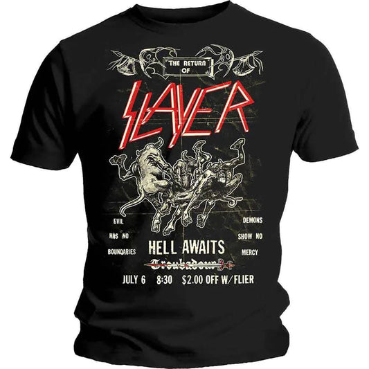 Slayer - Vintage Flyer (T-Shirt) - Joco Records