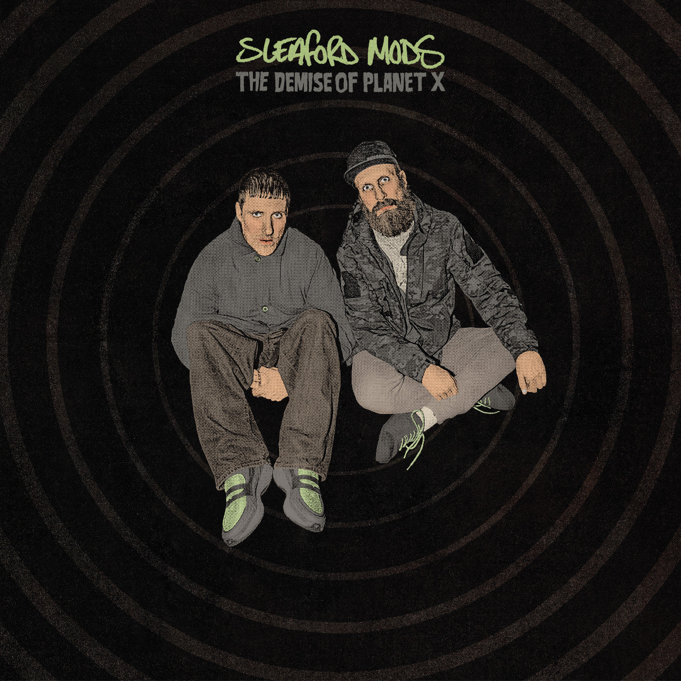 Sleaford Mods - The Demise Of Planet X (Neon Green Black Marble Vinyl)