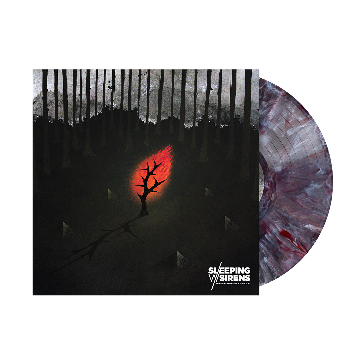 Sleeping With Sirens - An Ending In Itself (Black/White/Red Swirl LP)