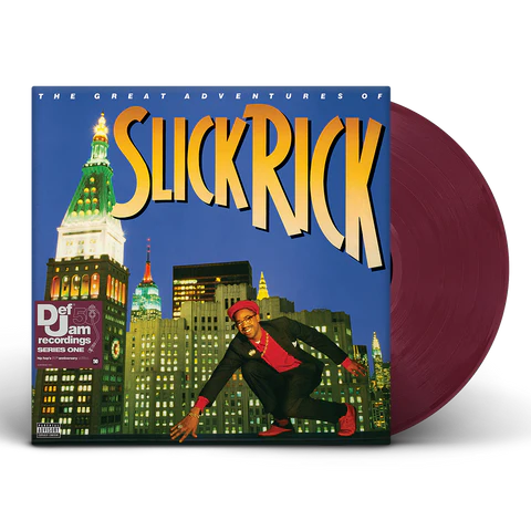 Slick Rick - The Great Adventures Of Slick Rick (Explicit Content) (Indie Exclusive, Color Vinyl, Limited Edition, Burgundy) (2 LP) - Joco Records