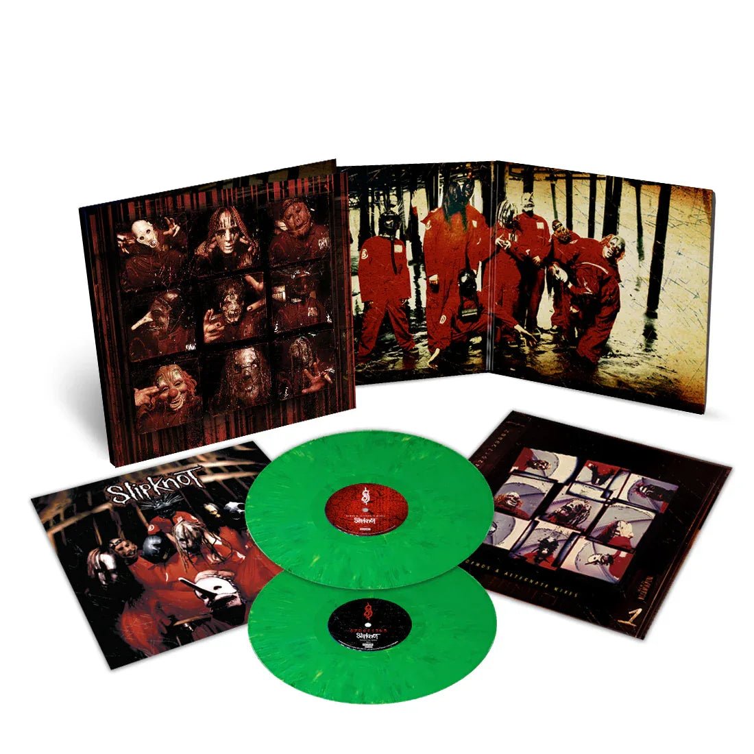 Slipknot - Slipknot (25th Anniversary Edition) (Indie Exclusive, 140 Gram, Jade Vinyl, 2 LP) - Joco Records