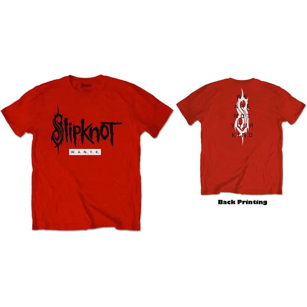 Slipknot - WANYK - Text Tee (T-Shirt) - Joco Records