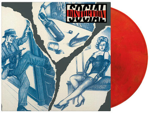 Social Distortion - Social Distortion (Limited Edition, 180 Gram Translucent Red, Black & White Marble Color Vinyl) (Import)