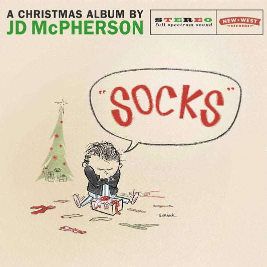 JD McPherson - "Socks" (Limited Edition, Marbled Red Vinyl) (LP) - Joco Records