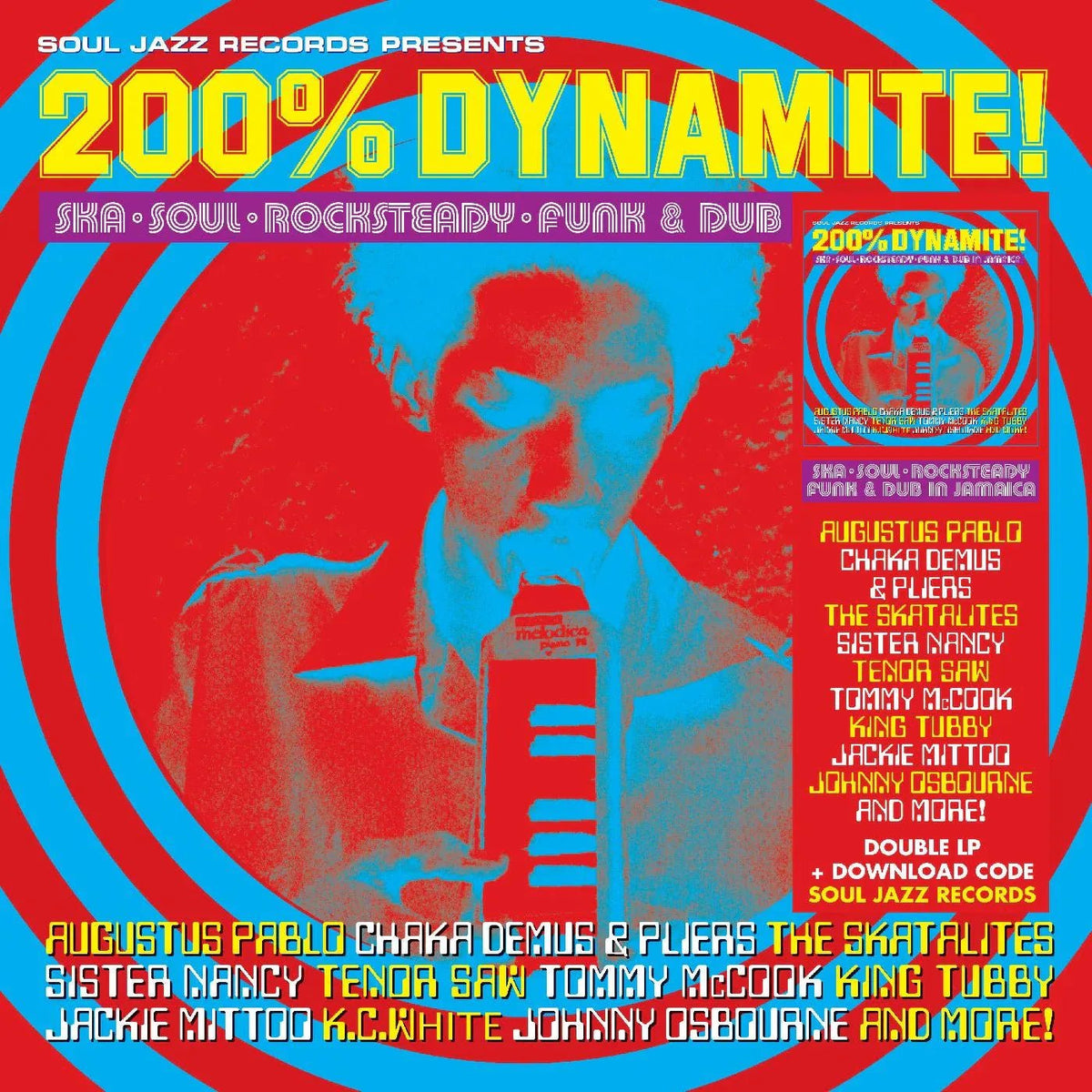 Soul Jazz Records Presents - 200% Dynamite! Ska, Soul, Rocksteady, Funk & Dub In Jamaica (2 LP) - Joco Records