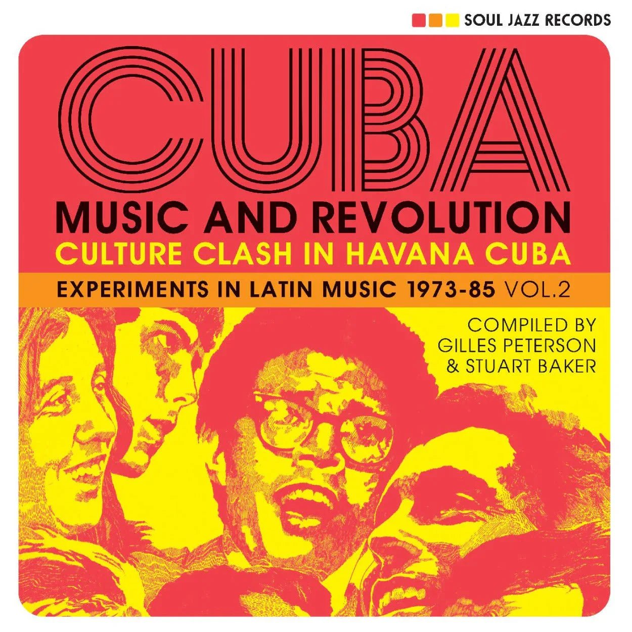 Soul Jazz Records Presents - CUBA: Music and Revolution: Culture Clash in Havana: Experiments in Latin Music 1975-85 Vol. 2 (3 LP) - Joco Records
