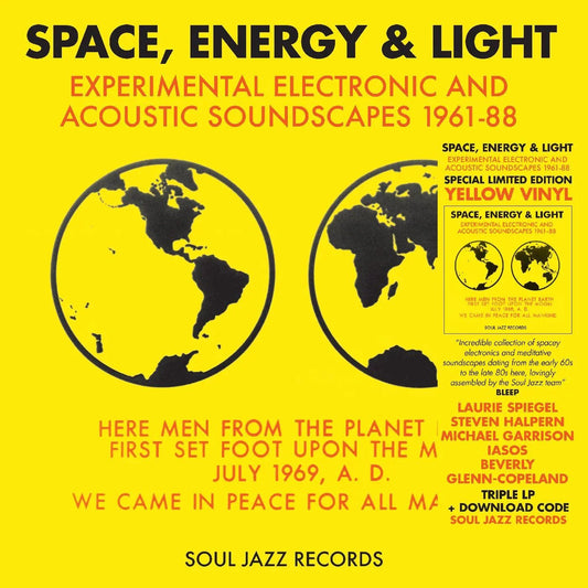 Soul Jazz Records Presents - Space, Energy & Light: Experimental Electronic & Acoustic Soundscapes 1961-88 (Yellow Vinyl) (2 LP) - Joco Records