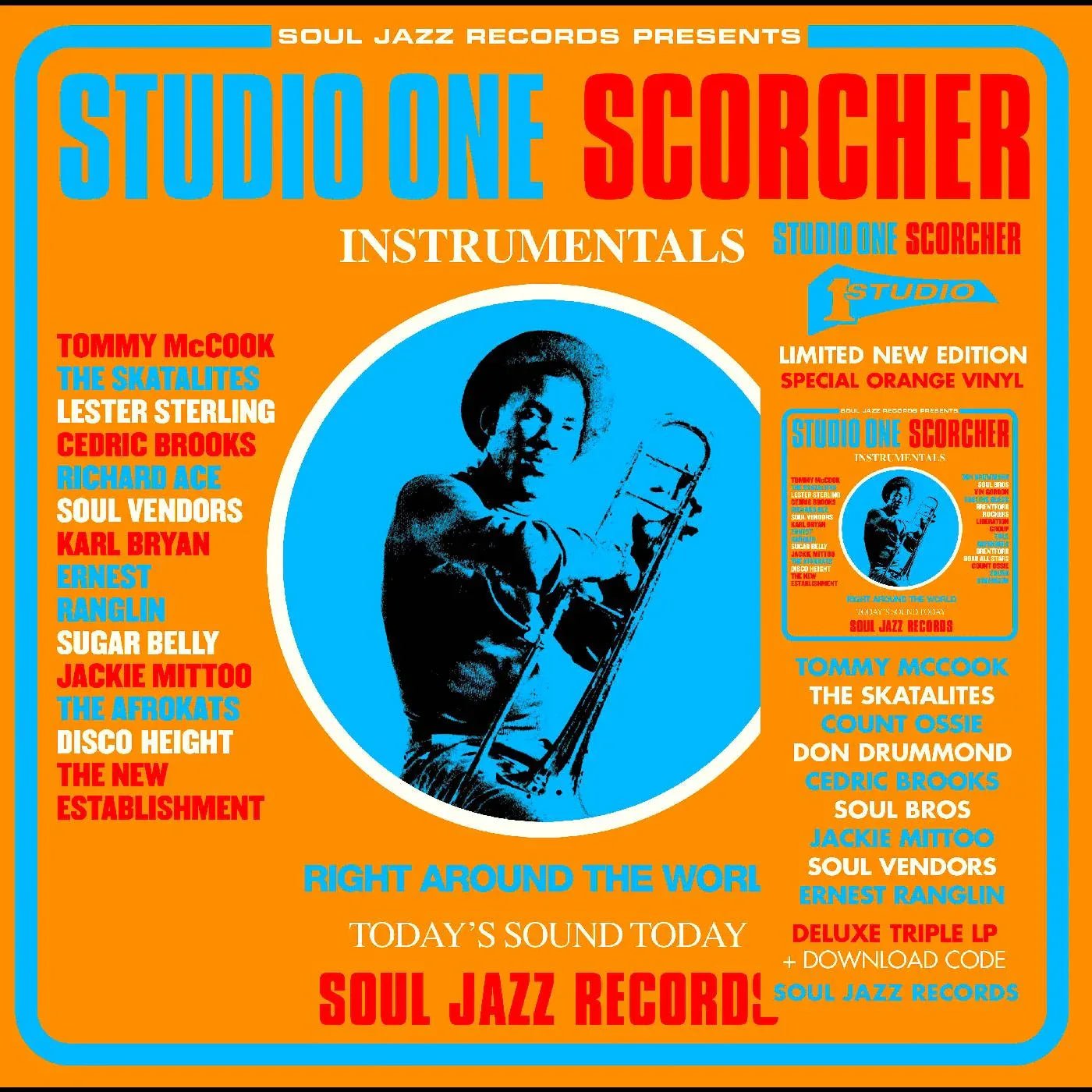Soul Jazz Records Presents - Studio One Scorcher (Transparent Orange Vinyl) (3 LP) - Joco Records