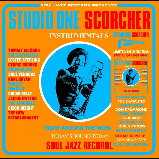 Soul Jazz Records Presents - Studio One Scorcher (Transparent Orange Vinyl) (3 LP) - Joco Records