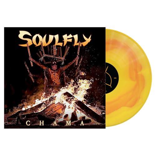 Soulfly - Chama (Yellow & Orange Corona Vinyl) (LP) - Joco Records