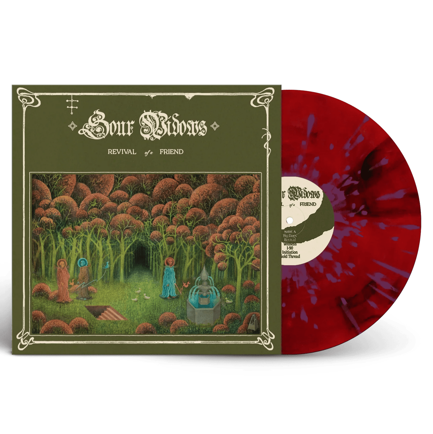 Sour Widows - Revival Of A Friend (Limited Edition, Red, Black & Purpose Splatter Vinyl) (LP) - Joco Records