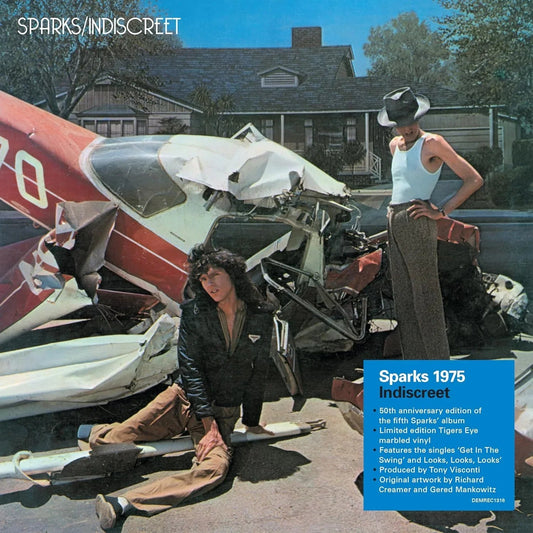Sparks - Indiscreet: 50th Anniversary Edition (Limited Edition Import, "Tiger's Eye" Color Vinyl) (LP) - Joco Records