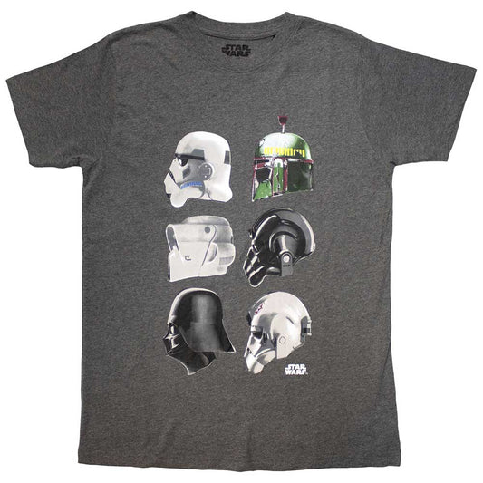 Star Wars - Helmet Profiles (T-Shirt) - Joco Records