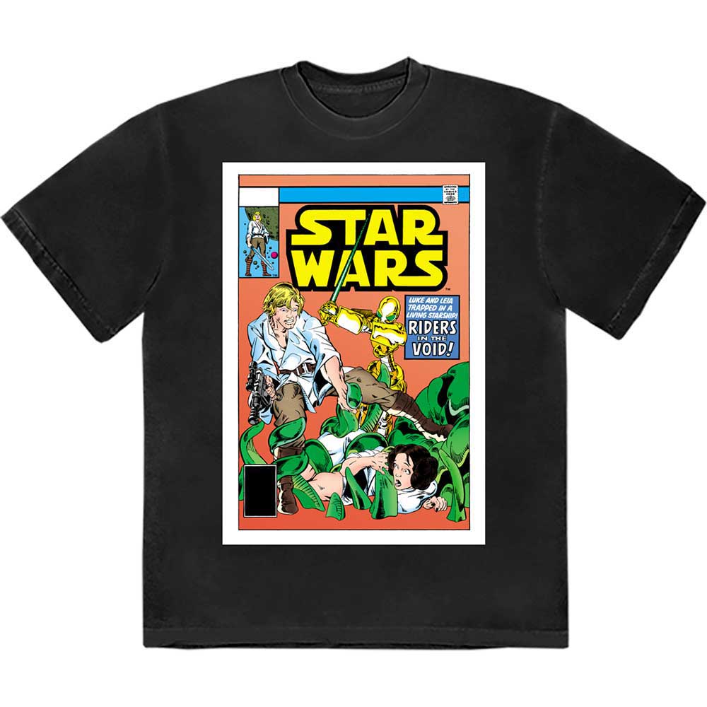 Star Wars - Luke & Leia Comic Cover (T-Shirt) - Joco Records