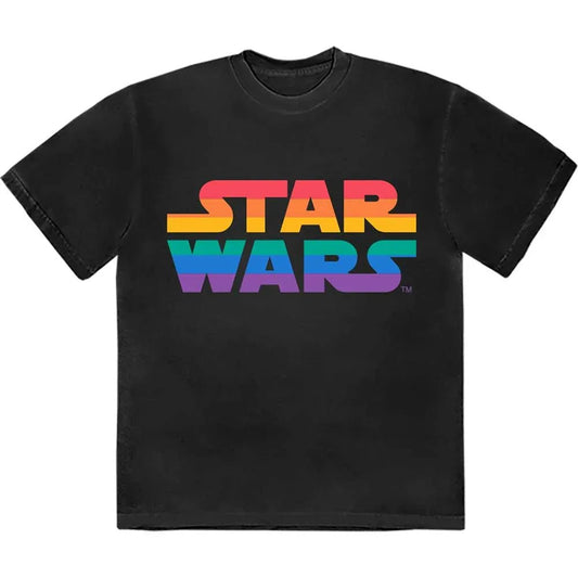Star Wars - Rainbow Logo (T-Shirt) - Joco Records