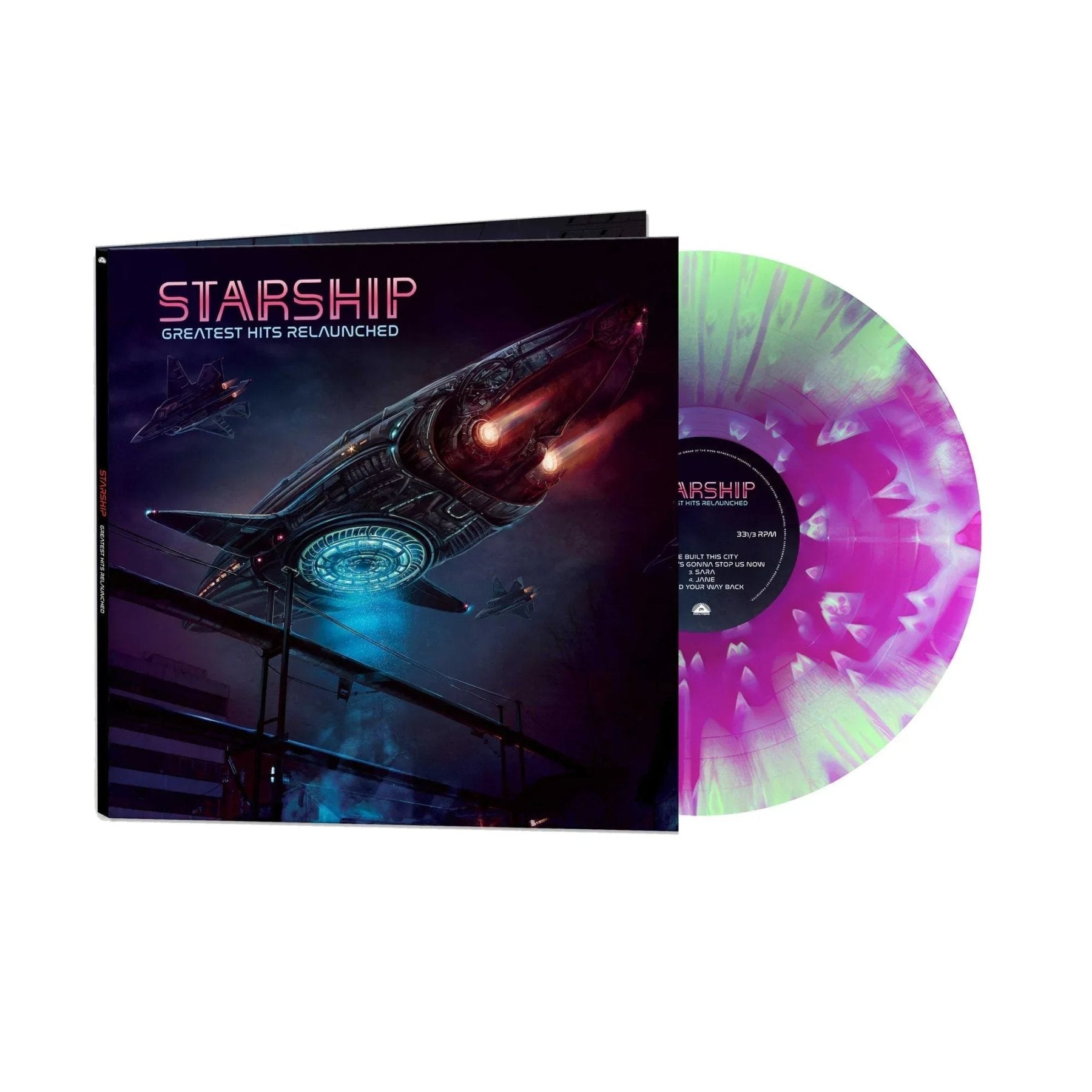Starship - Greatest Hits Relaunched (Limited Edition) (Coke Bottle Green / Purple Haze Splatter Vinyl) - Joco Records