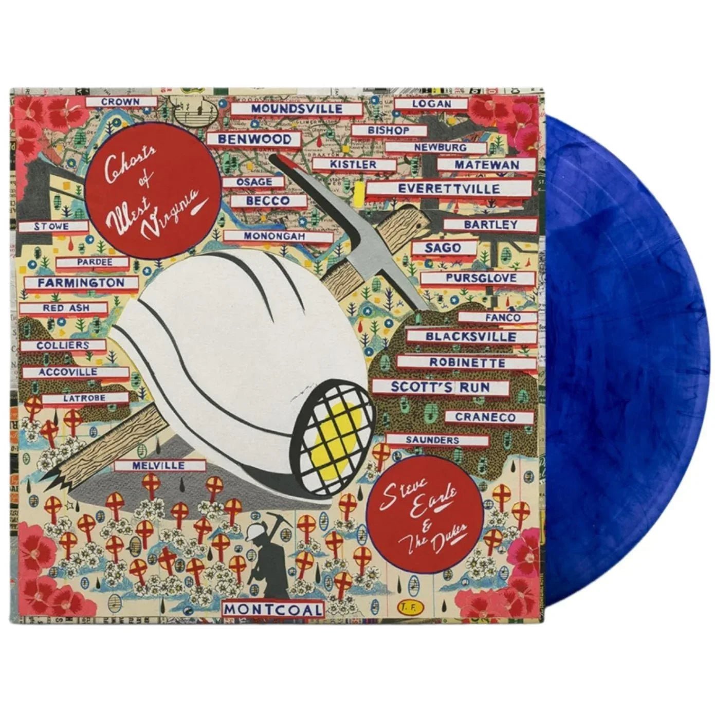 Steve Earle & The Dukes - Ghosts Of West Virginia (Limited Edition, Blue & Black Swirl Vinyl) (LP) - Joco Records