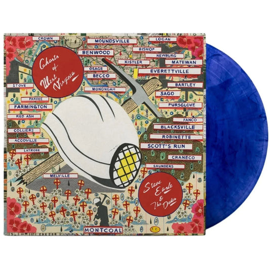 Steve Earle & The Dukes - Ghosts Of West Virginia (Limited Edition, Blue & Black Swirl Vinyl) (LP) - Joco Records
