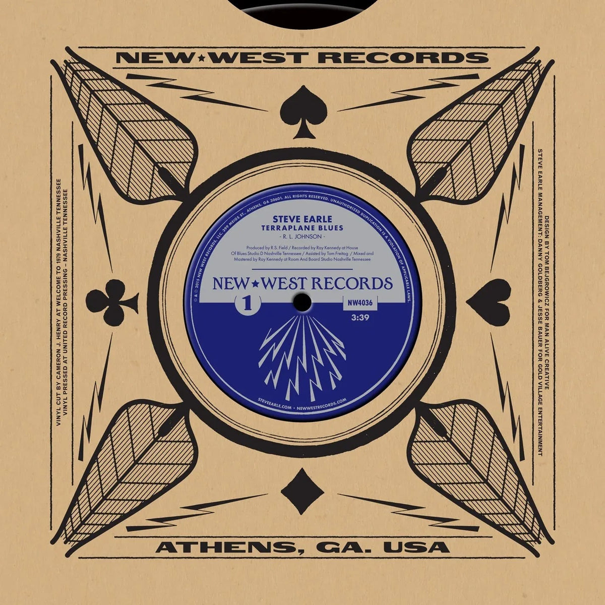 Steve / Johnson Earle - Terraplane Blues (10-Inch Vinyl) - Joco Records