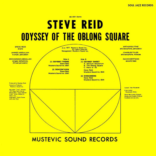 Steve Reid - Odyssey of the Oblong Square (Gold Vinyl) (LP) - Joco Records