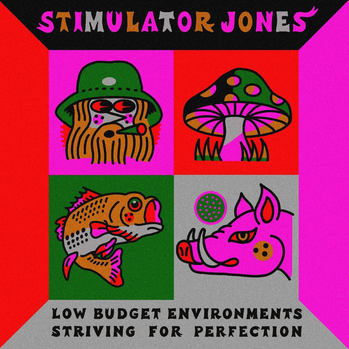 Stimulator Jones - Low Budget Environments Striving For Perfection (LP) - Joco Records