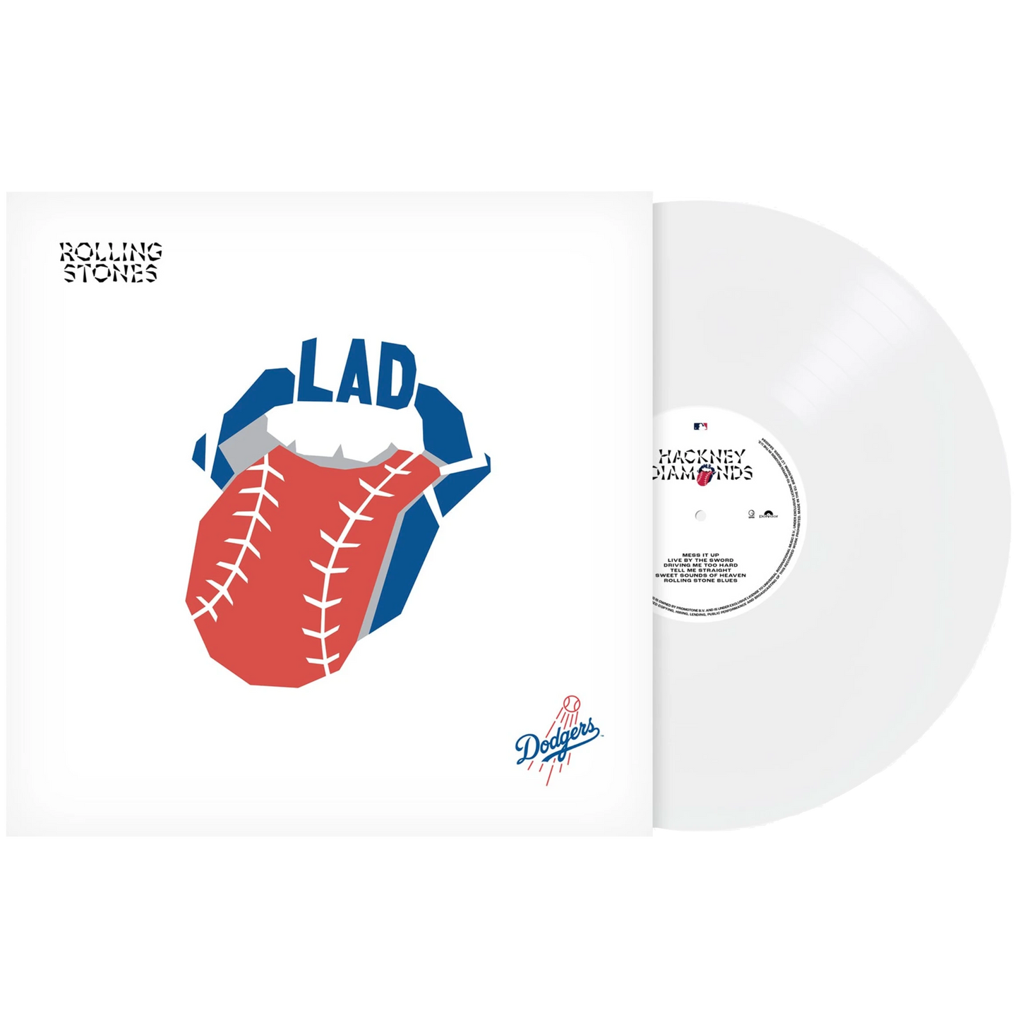 The Rolling Stones - Hackney Diamonds (Limited Edition, L.A. Dodgers White Vinyl) (LP) - Joco Records