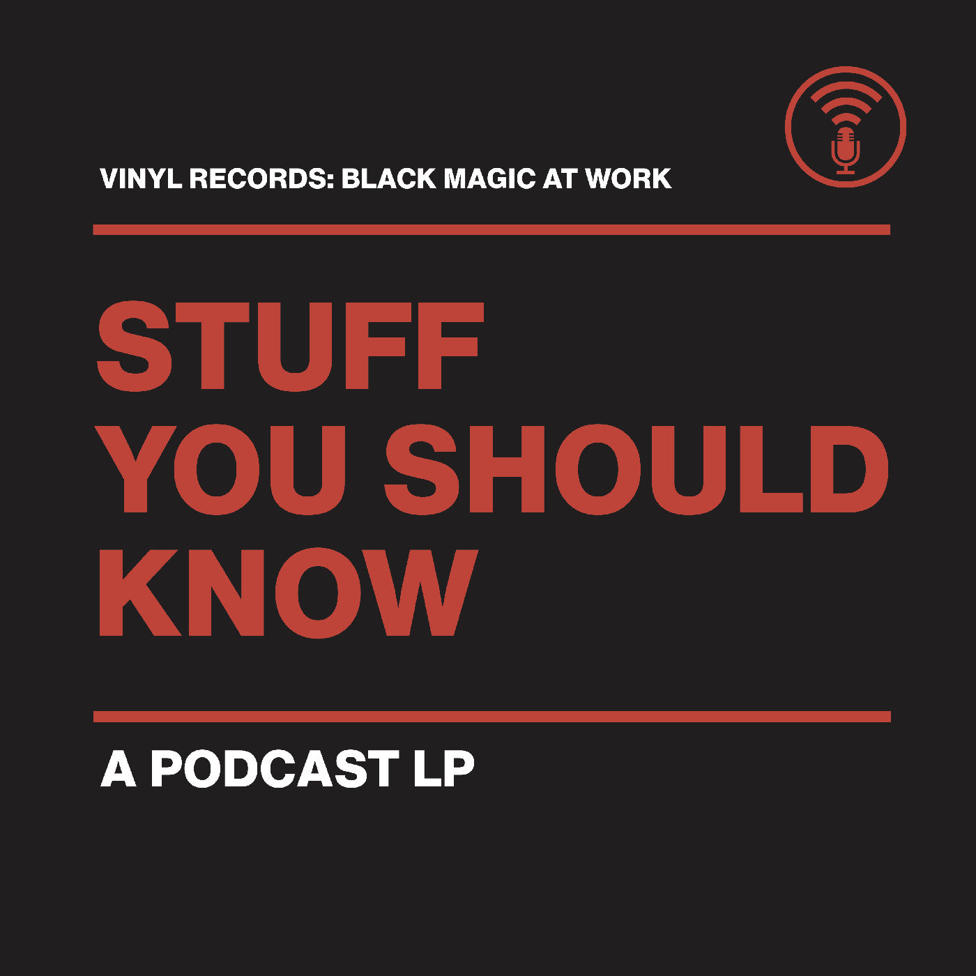 Stuff You Should Know - Vinyl Records: Black Magic At Work (Gold Royalty Vinyl)