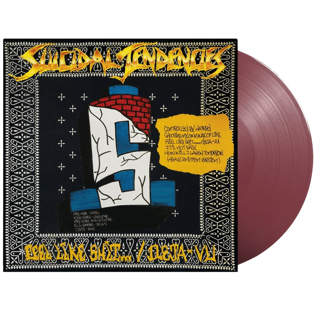 Suicidal Tendencies - Controlled By Hatred/Feel Like Shit...Deja Vu (Indie Exclusive, Fruit Punch Vinyl) (LP) - Joco Records