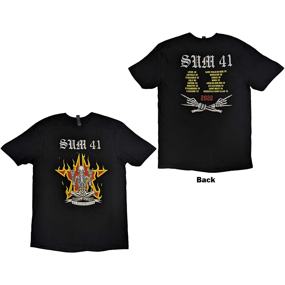 Sum 41 - Aknf Skeleton European Tour 2022 (T-Shirt) - Joco Records