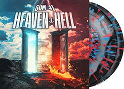 Sum 41 - Heaven :X: Hell (Indie Exclusive, Smush & Red & Blue Splatter Vinyl) (2 LP)