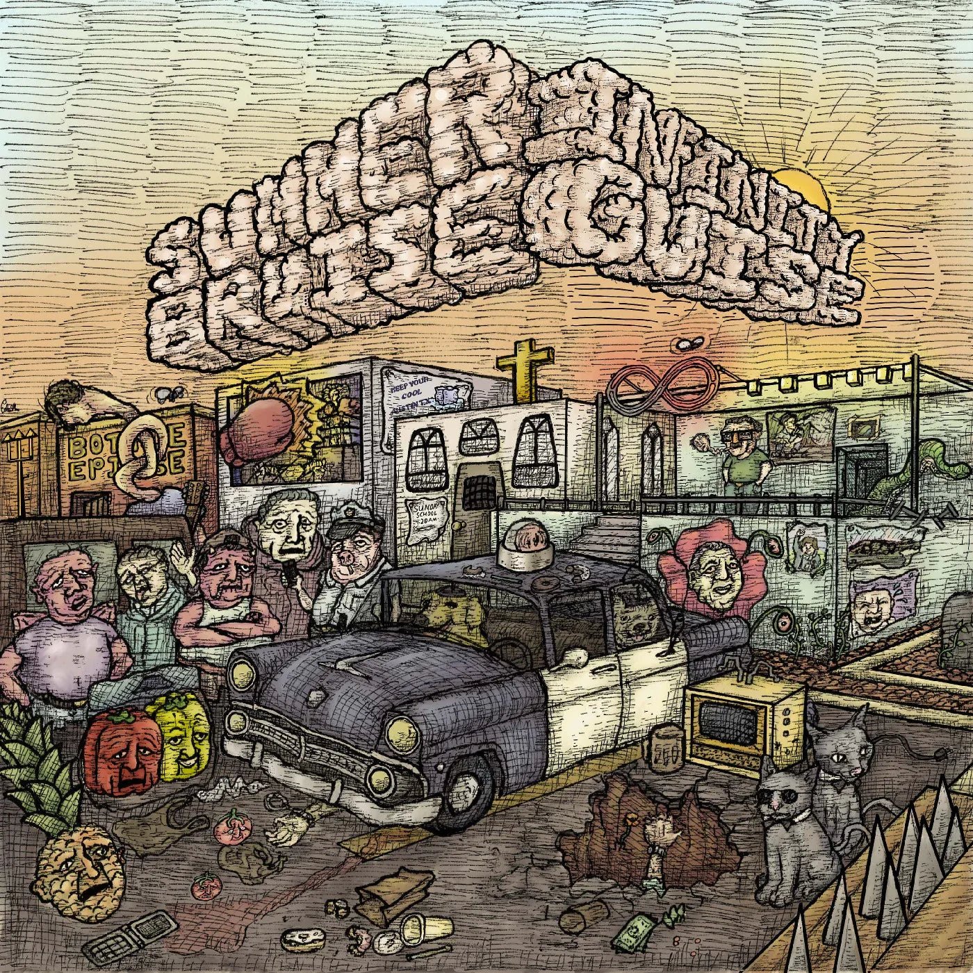 Summerbruise - Infinity Guise (Clear W/ Orange & Red Swirl Vinyl) (LP) - Joco Records