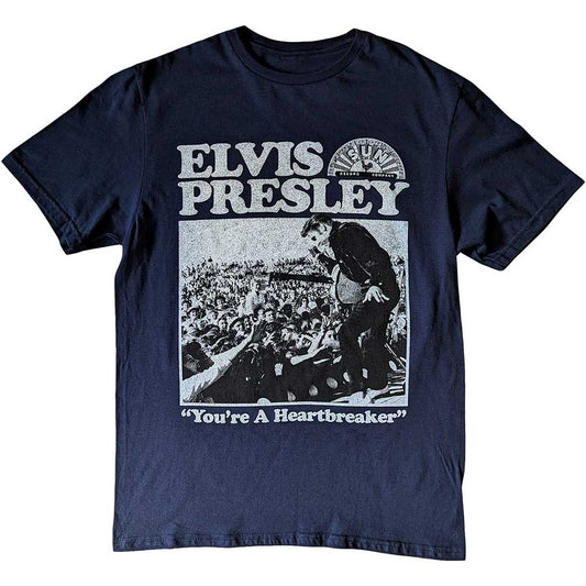 Sun Records - Elvis Presley Heartbreaker Tee (T-Shirt) - Joco Records
