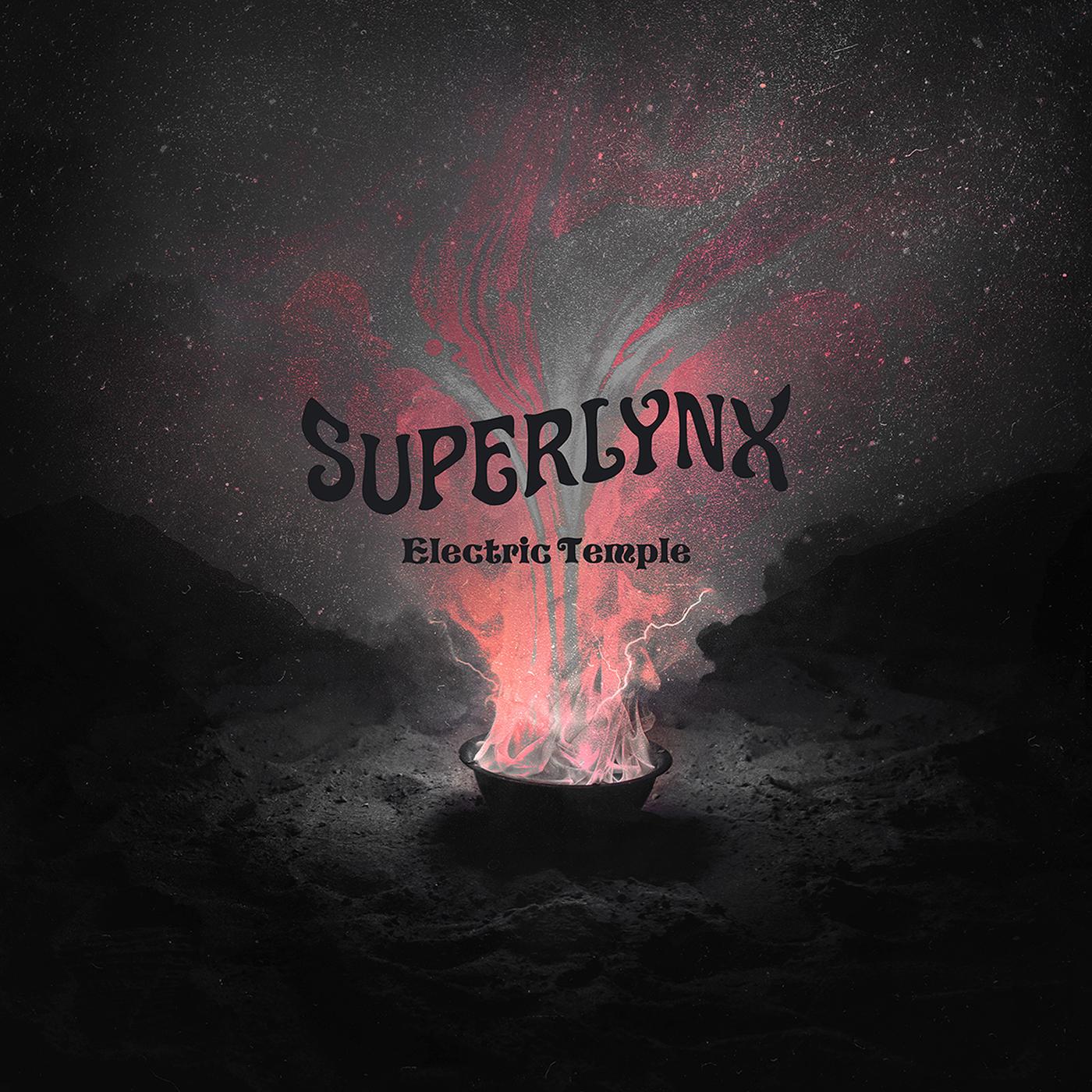 Superlynx - Electric Temple (Black With White Splatter Vinyl) - Joco Records