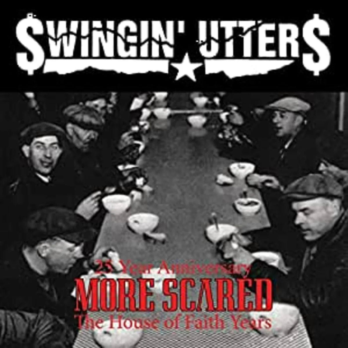 Swingin' Utters - More Scared (Black & White Vinyl) (LP) - Joco Records