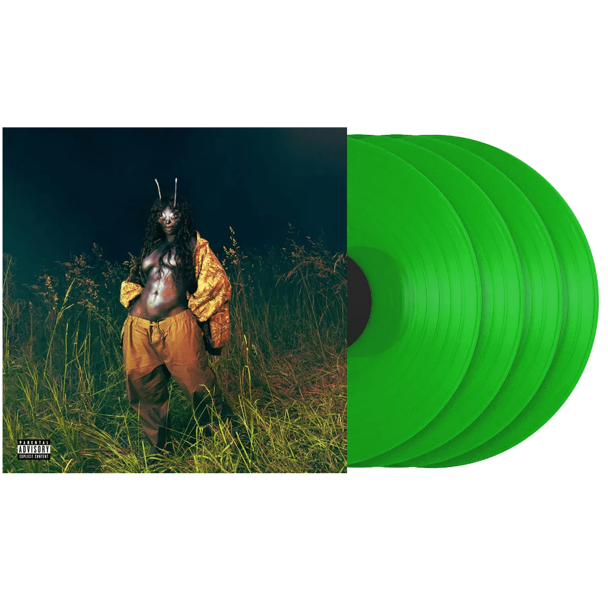 SZA - SOS Deluxe: Lana (4 LP) (Translucent Green Vinyl) - Joco Records