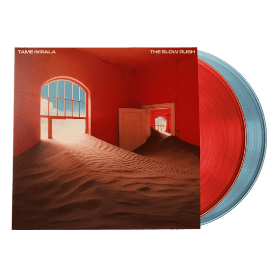 Tame Impala - The Slow Rush (Indie Exclusive, |, | Red & Light Blue Vinyl) (2 LP) - Joco Records