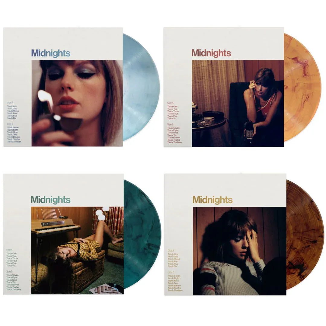 【新品未開封】Taylor Swift Midnights限定盤4枚セットLP Taylor Swift - Midnights (Complete Clock Bundle) (4 Color Variants