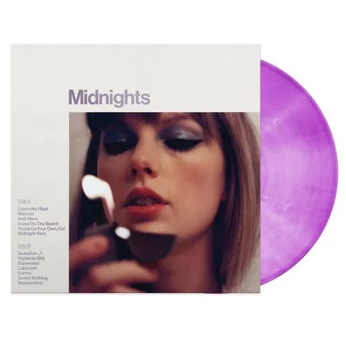 Taylor Swift - Midnights (Explicit Content) (Indie Exclusive, Limited Edition, Color Vinyl, Purple Marble) - Joco Records