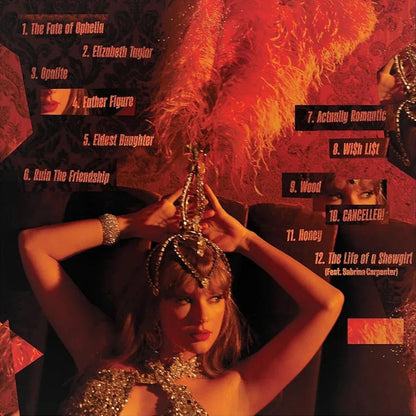 Taylor Swift - The Life Of A Showgirl (Portofino Orange Glitter Vinyl) (LP) - Joco Records