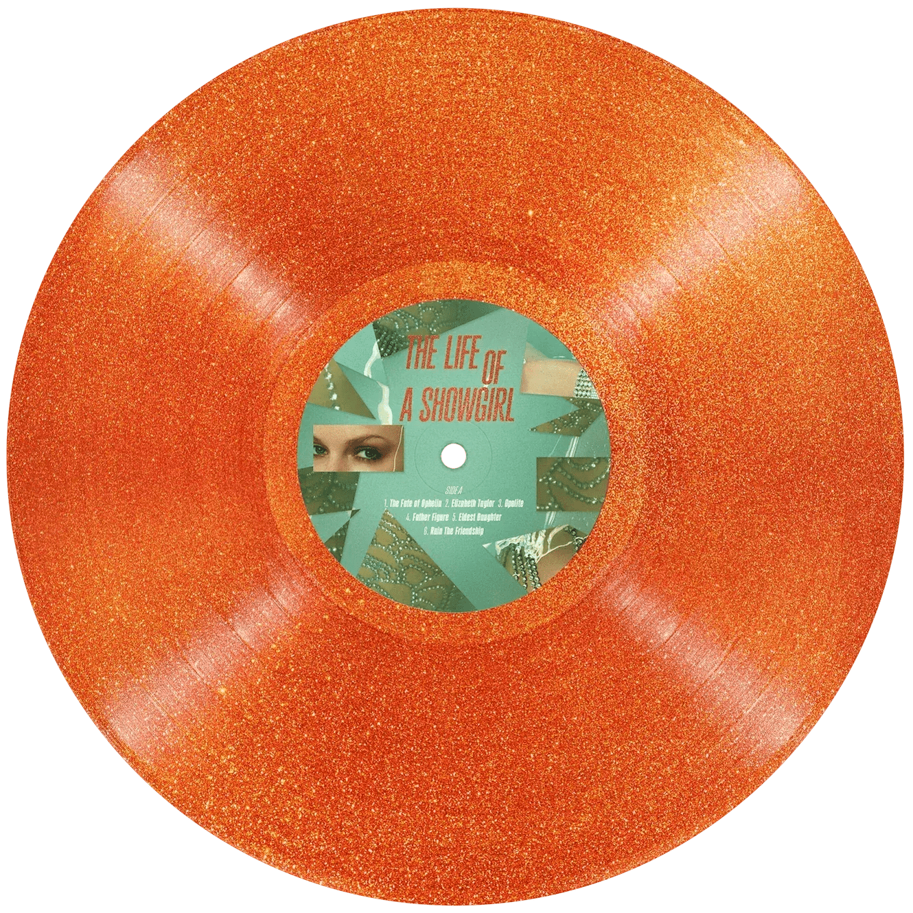 Taylor Swift - The Life Of A Showgirl (Portofino Orange Glitter Vinyl) (LP) - Joco Records